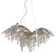Golden 9903-6 MG - Golden Lighting Autumn Twilight 6-light Chandelier in Mystic Gold